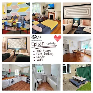 Epicsa - Corporate & Family In 3 Bedroom House With Garden, Free Parking Holiday home